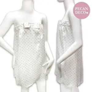 피칸데코 골프 샤워가운 도트 화이트 단품_10575868_588832