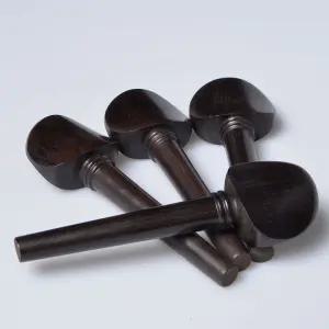 에보니 첼로 페그 펙 줄감개 4개 세트 흑단 사용기타튜닝머신 파츠 부품 악기소품 현악기 현감개 바이올린