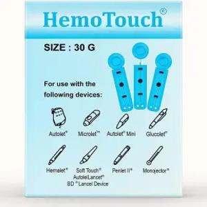 헤모터치 소프트 트위스트 블러드 랜싯 100 X 2팩 (30G).