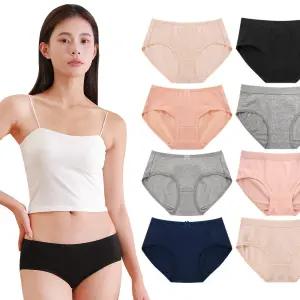여성 팬티/면팬티/빅사이즈~6XL(120) 순면 면스판 밤부 모달 인견 햄 여자 위생 삼각