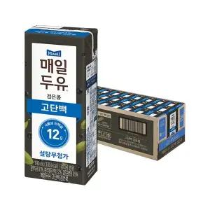 매일두유 검은콩 고단백 190ml, 24개