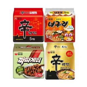 신골드혼합4(신골드1,너구리1,짜파게티1,신라면1)