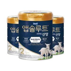 앱솔루트 산양 분유 2단계 750g, 3개
