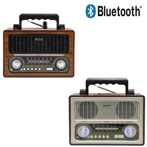 KEMAI 단파라디오 DM-1800BT 블루투스 USB SD 브라운 FM AM SW 3밴드