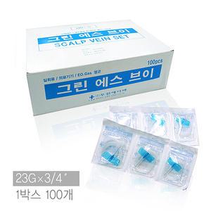 (Scalp Vein) 두원 나비바늘 1박스 100개 (스컬프 베인세트/링거 연결용 얇은바늘)