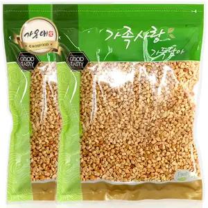 [가온애] 땅콩분태 1kg x2팩 / 분태땅콩 볶음땅콩 견과류 볶은땅콩분태 땅콩가루 견과분태 견과가루 건과