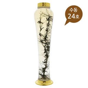 용천자연유리 수동 24호-1박스(6개)/담금주병/인삼주병/술병/과일주병/매실주/담금주/용천유리/24호