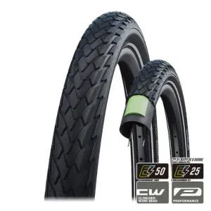 슈발베 그린마라톤 와이어/700C x 25C 28C 32C 35C 38C 펑크 방지 패드 로드 타입 자전거 타이어/28인치