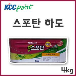 KCC 우레탄 방수 스포탄 하도 투명 4KG