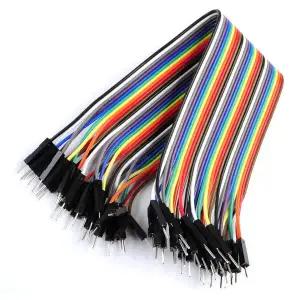 WJ6 40P 수수 점퍼케이블 20CM/M-M 아두이노 점퍼선