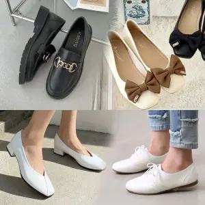 [유즈] 여성 로퍼 옥스포드화 단화 플랫 에나멜 블로퍼 여자 옥스퍼드화