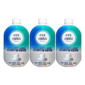 엘지 자연퐁 스팀워시 식기세척기용 분말 세제 450g X 3개