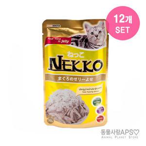 네코 참치토핑 치어 70g x12개(set) /고양이파우치