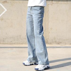 빅사이즈 남자청바지 옆밴딩 스판 와이드진 MH637