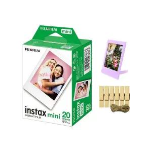 [후지필름] 인스탁스 미니필름2팩(20장)+포토액자/나무데코 증정