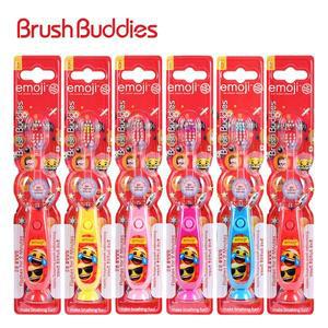 [브러쉬버디즈] 이모지 불빛 유아 어린이 칫솔 6개