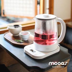 [무아스] 글라스팟 분유포트 커피포트 전기주전자 약턍기 METK1