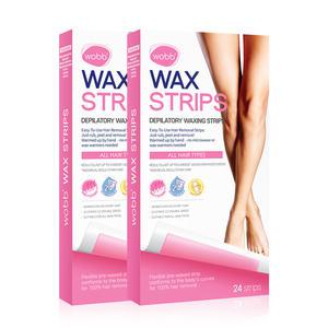 와브 왁스스트립 왁싱 제모패치 48매 제모테이프