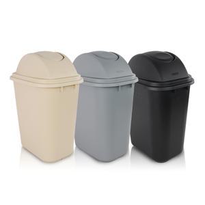 국산 회전 PP 휴지통 20L /스윙/쓰레기통