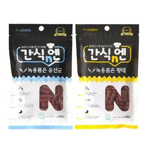 간식엔 녹용품은 유산균/황태 100g 칠면조 져키