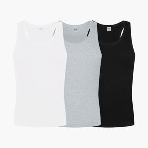 BYC 남성 런닝 셔츠 민소매 골지 남자 망고 나시 레이서백 스포츠 베이직 화이트 그레이 블랙 BYE1005