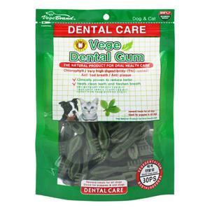 베게 덴탈껌 칫솔 30P 강아지 치석제거