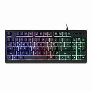 ABKO 앱코 K150 텐키리스 레인보우 LED 게이밍 키보드