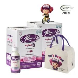신앙촌 런 요구르트 24개입 보냉가방 프리 프로바이오틱스 무지방 어린이기호식품품질인증