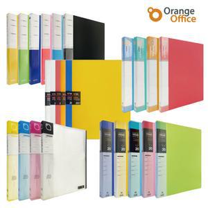 [오렌지오피스] A4 클리어화일/파일 20매,40매,60매 (애나멜,파스텔,반투명,O링,인덱스)