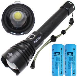 미나티 XHP90 해루질 LED후레쉬 손전등 캠핑랜턴 써치라이트 충전식 J73