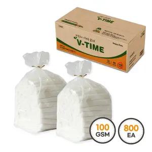 그린위생 업소용 덕용물티슈 비타임 100g 800매