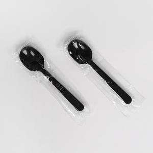 [BW] 14cm 블랙 개별포장 빙수 스푼 1박스 2000개