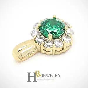 [호림쥬얼리]14K정품)히트(HR)(5월탄생석)14K 에메랄드 펜던트