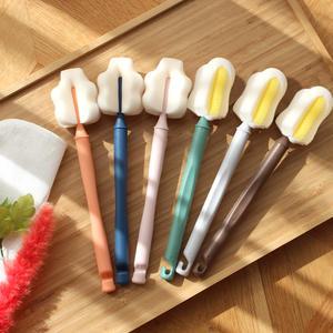 하이비 몽글이 롱 젖병솔 텀블러 세척솔 5P 세트/와이드 버블프로 두가지 모양