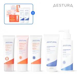 [카드15%]더마 No.1 에스트라! 민감피부 솔루션 아토베리어 365 크림/로션/UV선크림