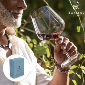 [즈비젤글라스] 베르비노 버건디 레드 와인잔 (955ml) 2p