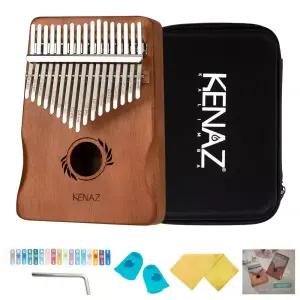 케나즈 KKV50 칼림바 하드케이스포함 마호가니 베벨컷 17음계