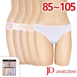 [제임스딘]순면 데일리 베이직 삼각팬티 5매입(JHWPU077)85-105