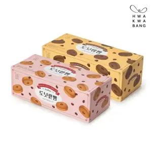 [화과방] 도넛팥빵 도넛밤빵 (60gx10개입) 2박스 / 만쥬 어르신간식 디저트 선물 요양원 어린이집 탕비실