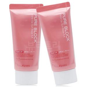 어퓨 퓨어 블록 톤업 선 베이스 EX 50ml + 50ml