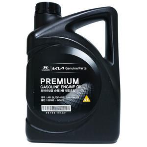 현대모비스 05100-00421 4L 5W20 프리미엄 엔진오일