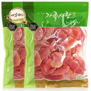 [가온애] 건파파야 400g x2팩 / 건조파파야 건파파야 슬라이스 건과 건과류 건과일 열대건과일 간식 다과용