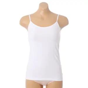 [롯데백화점]엘르이너웨어 화이트면스판끈런닝EBWRN21WH