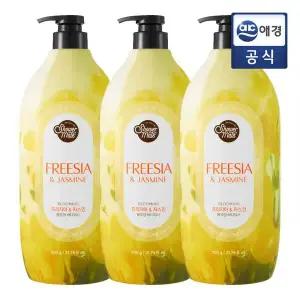 [샤워메이트] 옐로우 플라워 퍼퓸 바디워시 900g x 3개