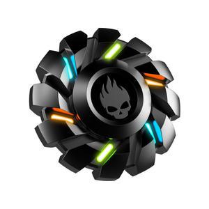 신기한 3색 야광 라이트 최고급 메탈 피젯 스피너 고속 무소음 연속 회전 베어링 핑거스피너 장난감 토이