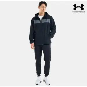 [언더아머](대전신세계) 남성 UA 스포츠스타일 바람막이 집업 조거 팬츠 1361621 1290261 (상의하의 가...