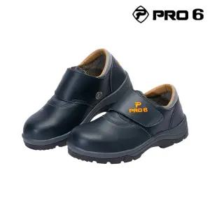 프로식스 안전화 PRO6-400Y 네이비 4인치 경량 통풍 찍찍이 발편한