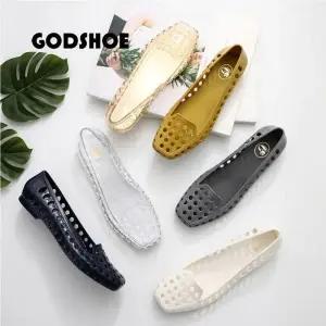 [갓슈] 써클홀즈 젤리슈즈 플랫슈즈 아쿠아슈즈 (S6054146)