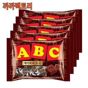 에이비씨 초코(52입) 187gx5봉 초콜릿