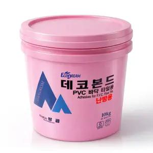 데코본드 난방겸용 데코타일 디럭스타일 PVC타일 접착제 10kg